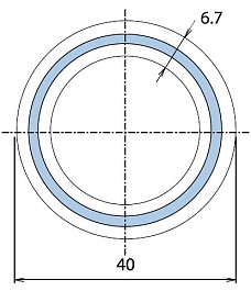 ФД Пласт Труба PPR PN 20 Дн-40 х 6,7 мм стекловолокно OPTIMUM, серая – фотография-2