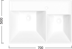 Ceruttispa Мебель для ванной Maiella 70 подвесная серая – фотография-9