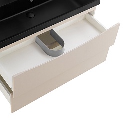 BelBagno Тумба с раковиной Marino 80 подвесная Crema Opaco – фотография-6