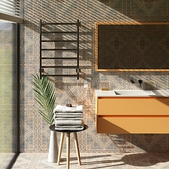 Aringa Полотенцесушитель электрический Порто 80x50 AR03011CH хром – фотография-4