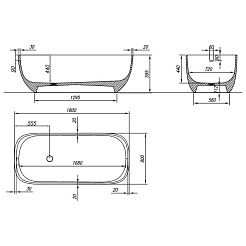 Kolpa San Ванна из искусственного камня Gloria FS – фотография-3