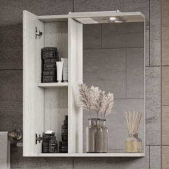 Акватон Зеркальный шкаф Ронда Pro 55 дуб соммерсет – фотография-4