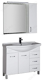 Aquanet Тумба с раковиной "Глория 100" – фотография-2