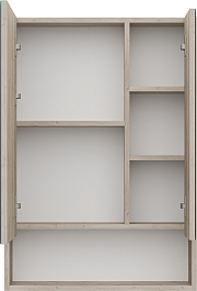 Misty Мебель для ванной Мускат 60 дуб галифакс белый/белая – фотография-11