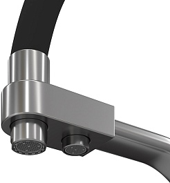 Teymi Смеситель для кухни Solli T10271 оружейная сталь/черный – фотография-3