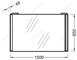 Jacob Delafon Мебель для ванной "Reve 100" EB562-442 – фотография-3