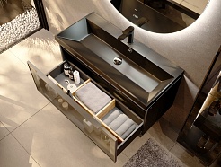 Jorno Тумба под раковину Notte 100 подвесная антрацит – фотография-5