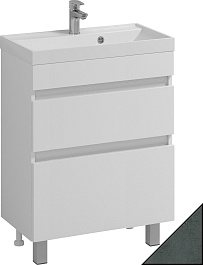 Водолей Мебель для ванной Best 60 серый камень – фотография-3