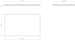 Vigo Столешница Urban 80 белая – фотография-3