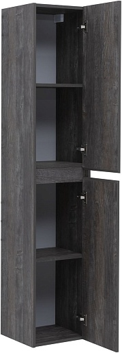 Aquanet Шкаф пенал Nova Lite 35 R подвесной дуб серый – фотография-4