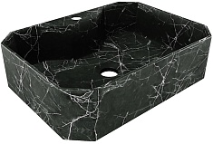 Teymi Раковина накладная Netta 50 T51203 черный мрамор