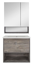 Misty Зеркало-шкаф для ванной Темза 60 сосна пасадена – фотография-2