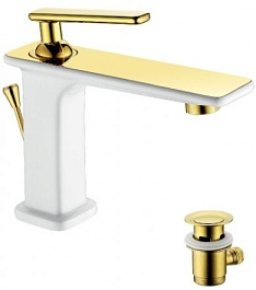 Lemark Смеситель Mista LM6406WG для раковины – фотография-1