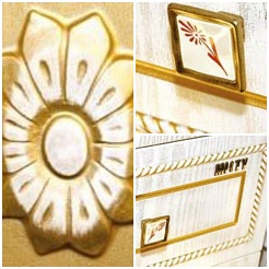 Misty Тумба для умывальника Roma 75 бежевая патина – фотография-2