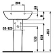 Laufen Пьедестал для раковины Pro 1995.0.000.000.1 – фотография-5