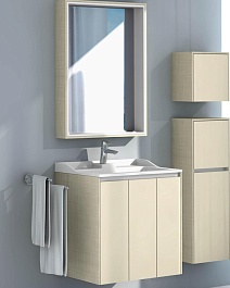 Акватон Тумба с раковиной "Фабиа 65" ваниль – фотография-3