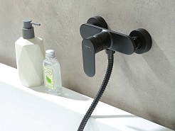 Aquatek Смеситель для душа Ника AQ1834MB матовый черный – фотография-3