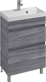 Водолей Мебель для ванной Best 50 лиственница структурная контрастно-серая – фотография-2