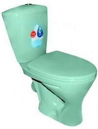 Santeri Унитаз-компакт "Версия" салатовый – фотография-1