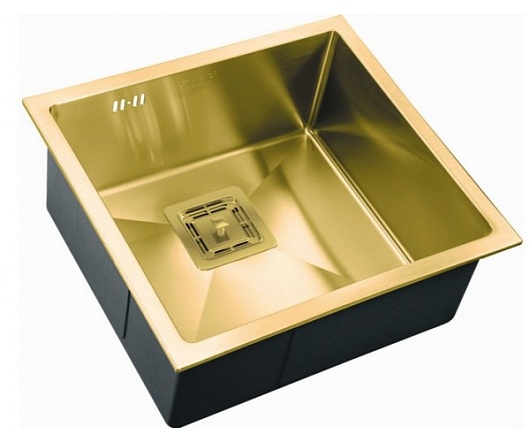 Zorg Кухонная мойка INOX-PVD SZR-4844 BRONZE – фото, картинка, фотография-1