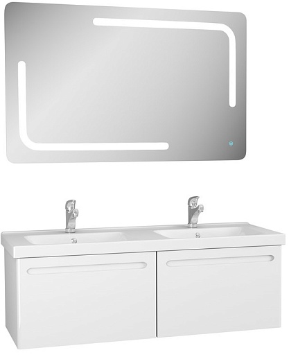 Owl 1975 Мебель для ванной Otalia 125, 2 ящика – фото-1