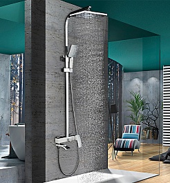 Gappo Душевая стойка G07-8 G2407-8 хром – фотография-2