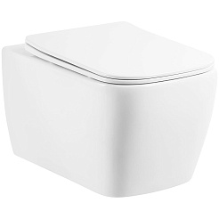 BelBagno Унитаз подвесной Veneto BB132CHR безободковый – фотография-1