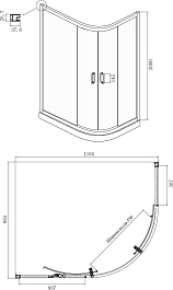 Ambassador  Душевой уголок Royal 120x90 18015102 – фотография-6