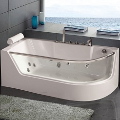 WeltWasser Акриловая ванна WW HB Alster 150x75 WT с гидромассажем – фотография-2