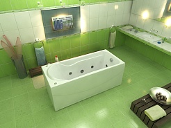 Bas Боковой экран для ванны Мальта L – фотография-2