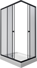 Triton Душевой уголок Вента Блэк 100/80 Щ0000057855 – фотография-1