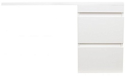 Style Line Мебель для ванной подвесная Даллас 110 Люкс R, белая PLUS	 – фотография-5