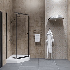 Triton Душевой уголок Дека-Блэк 90/90 Щ0000059782 – фотография-3