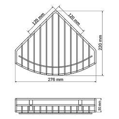 WasserKRAFT Полка "К-1211" – фотография-3