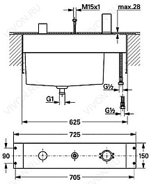 Grohe Смеситель 33339000 скрытого монтажа – фотография-2