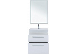 Aquanet Тумба с раковиной Nova 60 белая – фотография-5