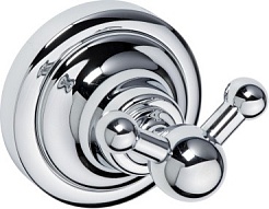 Bemeta Крючок двойной Retro chrom 144306032 – фотография-1