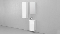 Velvex Тумба с раковиной Klaufs 40 белая – фотография-4