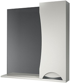 Какса-а Зеркальный шкаф Каприз 70 R белый – фотография-1