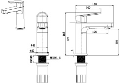 Allen Brau Смеситель для раковины Eclipse 5.E1001-00 (с донным клапаном) хром – фотография-7