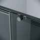 Grossman  Душевой уголок Style 130x70x195 профиль черный матовый стекло тонированное – фотография-19
