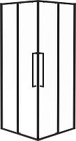 Esbano Душевой уголок Surf 100x100 ESS-100KV-B профиль черный матовый стекло прозрачное