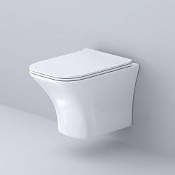 Grossman Унитаз подвесной Galaxy GR-4476S белый – фотография-4