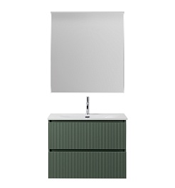 BelBagno Тумба под раковину Uno mini 80 подвесная Еловый матовый – фотография-8