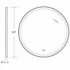 Cezares Зеркало Cadro 80 – фотография-11