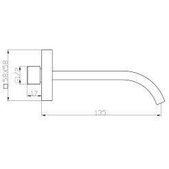 BelBagno Излив для ванны Romano ROM-BC-CRM хром – фотография-2