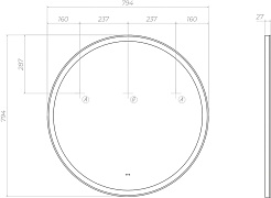 Vigo Мебель для ванной Cross 800-0-1 подвесная дуб давос натуральный – фотография-24
