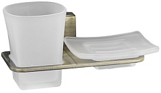 WasserKRAFT Держатель стакана и мыльницы "Exter K-5226"