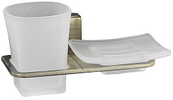 WasserKRAFT Держатель стакана и мыльницы "Exter K-5226" – фотография-1