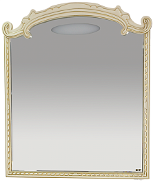 Misty Зеркало Элис 100 бежевое/патина – фотография-1